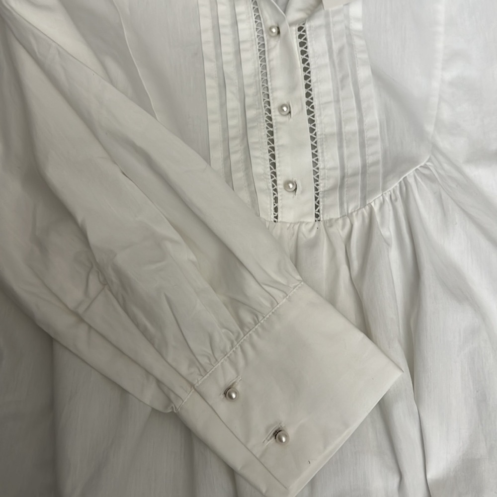 Zara Voluminous Poplin Dress - Picture 12 of 14